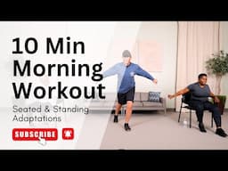 10 Minute Low-Intensity Wake-Up Workout | Gentle Exercise for Energy, Circulation & Mobility