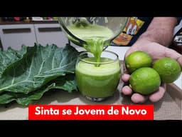 SUCO DETOX PODEROSO DE LIMÃO COM COUVE