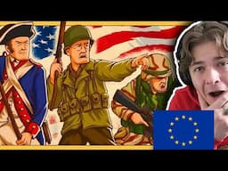 EUROPEAN Reacts to Evolution of American Army Uniforms   Animated History