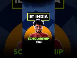 Top Engineering Scholarship for B.Tech Students | IET India 2025