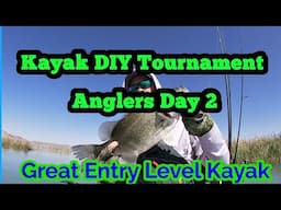 Kayak DIY Tournament Anglers Day 2 | Testing a Lost Creek Lunker 10+ Kayak | Yakrods Discount Code