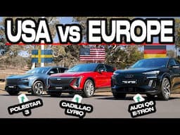 Cadillac takes on electric rivals from Europe (Audi Q6 v Polestar 3 v Caddy Lyriq comparison)