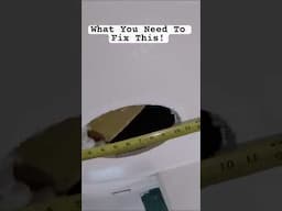 What YOU Need To Repair A Hole In Your Ceiling!