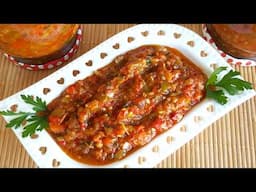 DELICIOUS ROASTED EGGPLANT & PEPPER BREAKFAST SAUCE | Perfect for Winter Storage and Full of Flavor