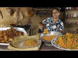 Veg Pulao Recipe / The homemade Pulao rice that surprises the children.      village kitchen recipe