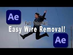 Wire Removal in After Effects (FAST & EASY) – 2025 Tutorial