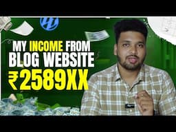 My Blog Website Income Revealed 😁 Blogging in 2025