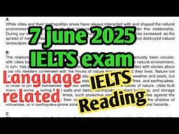 ielts reading tips and tricks | 7 june 2025 ielts exam reading language crisis