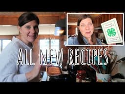 7 ALL NEW Dinner Recipes + Yummy Desserts |  All From a 4-H Cookbook