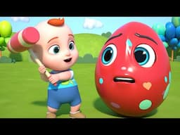 Easter Egg Song + More Color Song | Leo Nursery Rhymes & Kids Songs