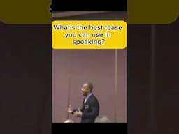 One of the most important public speaking tools you can use is…