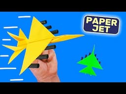 How to make a Paper jet plane. Easy Origami Paper plane
