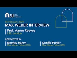 MWP Interview Prof Aaron Reeves (LSE) , February 2025