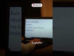 Kadang kita harus ingat bahwasanya gak semua hal memang untuk kita.