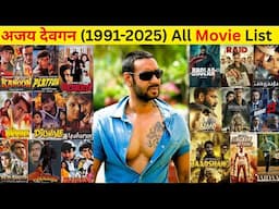 Ajay Devgan All movie list 2025 | ajay devgan all movie list hit or flop, Ajay Devgan Biography