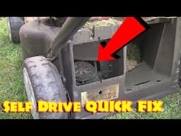 Petrol Lawnmower Self Drive Not Working - Quick Fix