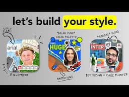 how to design a killer youtube STYLE (to blow up your channel)
