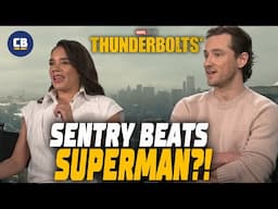 Lewis Pullman Thinks Sentry BEATS Superman & Homelander? Thunderbolts* Cast Interview!