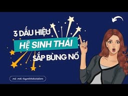 3 dấu hiệu hệ sinh thái sắp bùng nổ