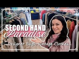 HIGH QUALITY SECOND HAND Store in ITALY | Come SHOPPING with me + HAUL