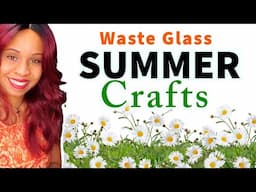 I Transformed Glass Trash into Stunning Summer Decor | No Fruit or Nautical Themes!