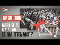 Un an après la dissolution, toujours mobilisés : « On n’a pas le temps d'avoir peur »