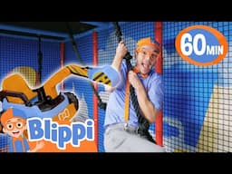 Indoor Playground Fun! | Blippi Vehicles | Learning Videos for Kids