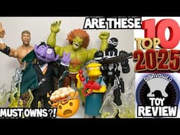 ARE THESE TOP TEN 2025 ACTION FIGURES? - MARVEL LEGENDS STREET FIGHTER SIMPSONS AEW SESAME STREET