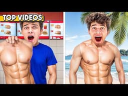 I Fooled Everyone With a Fake Muscle Suit | Brent Rivera