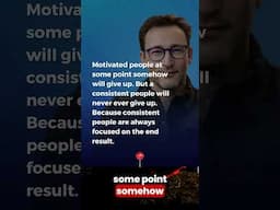 Motivation vs Consistency  #motivation