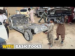Inside the Hidden World of Car Reassembly – From Wreck to Road!