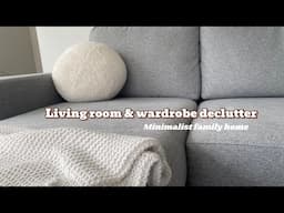 Decluttering my living room and Wardrobe (Basically showing you everything we own part 2)