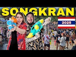 Our FIRST SONGKRAN was WILD! 🇹🇭 - Songkran 2025 in Thailand