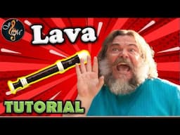 LAVA CHICKEN- Minecraft en flauta dulce fácil con notas- Tutorial principiantes