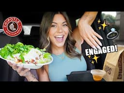 Chipotle Mukbang ~ I Got ENGAGED + Italy Trip Recap 💍🇮🇹✨