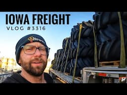 IOWA FREIGHT | My Trucking Life | Vlog #3316