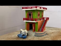 How to build a mini house with garage