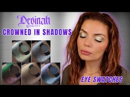 DEVINAH COSMETICS CROWN OF SHADOWS | Do They Reign Supreme? Eye Swatch Party!