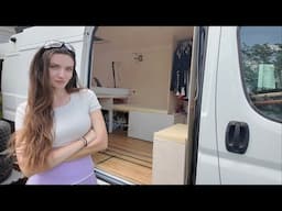 Turning my RAM Promaster Van into a Home | Solo Female Van Build Day 56