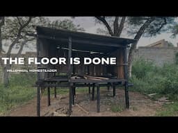 Building a goat house using wood pallets | Homesteading in South Africa
