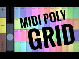 A fantastic Ableton-Push-inspired grid controller for iPad, iPhone and Android: Midi Poly Grid
