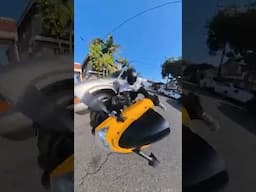 Driver Crashes Into Biker..Who's Fault? | @arabiannahla on IG