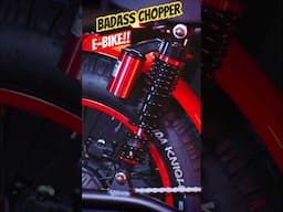 Electric Chopper Bike – Ready for Your Custom Touch #shorts #bikelife