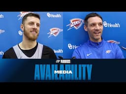 Practice Media Availability | Isaiah Hartenstein and Coach Daigneault | April 30, 2025 | OKC Thunder