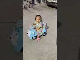 My little Princess with her BMW 🚙😀 #shorts #trendingshorts #trendingsong #punjabisong #babyvideos