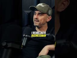 The ONE Thing Gary Vee REGRETS