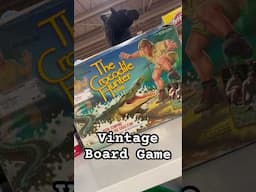 Crocodile Hunter board game spotted at a consignment shop! #shorts #steveirwin #vintagegames #retro