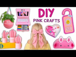 8 DIY PINK CRAFTS - CUTE PINK THINGS IN 5 MINUTES FOR YOU