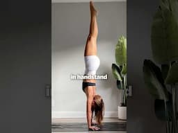 Open your shoulders to get a straight line in handstand 🙌🏽