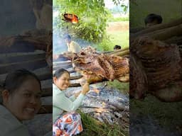 Giant Cow 370Kg BBQ - Shorts Video! #foodlovers #food